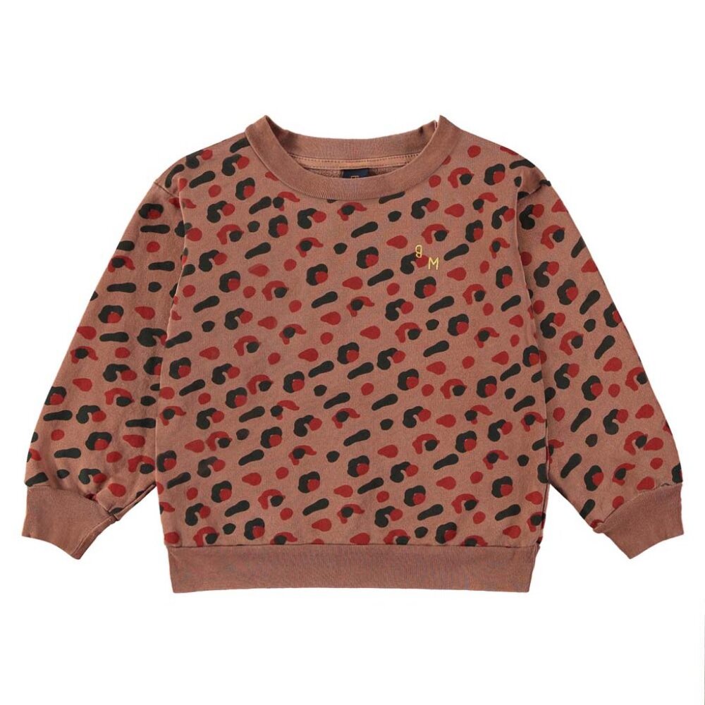 Sweatshirt Leopard - Wood
